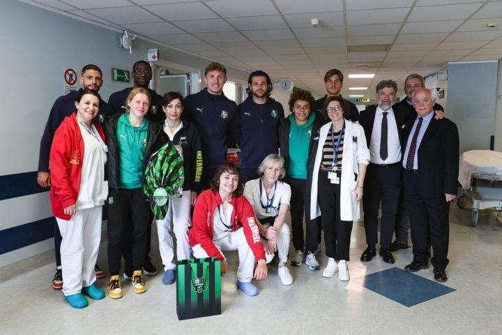 Sassuolo Calcio news oggi: Pasqua neroverde, il gesto al reparto pediatrico dell'Ospedale