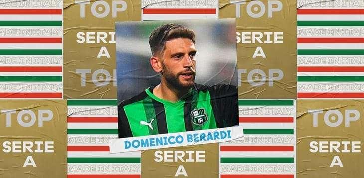 Domenico Berardi del Sassuolo miglior italiano della 9ª giornata di Serie A