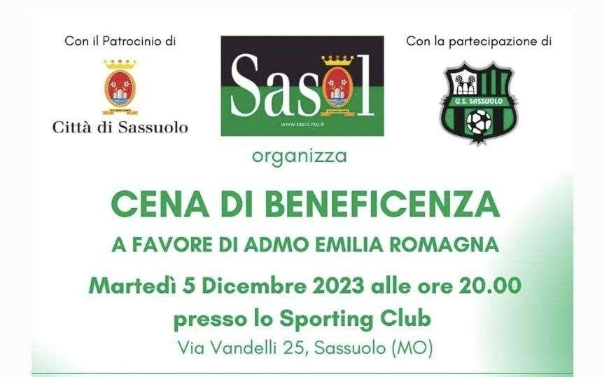 Sasol Club, cena di beneficenza allo Sporting Club con una rappresentanza neroverde