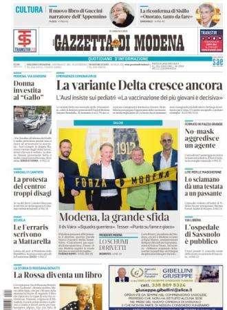 Gazzetta di Modena: "De Zerbi promuove Locatelli titolare con l'Italia"