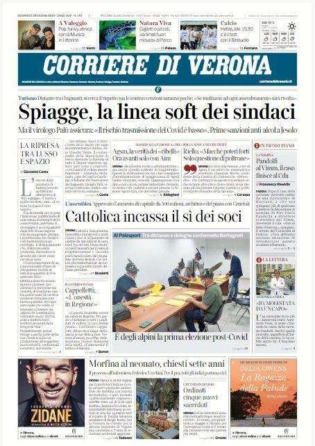 Corriere di Verona: "Hellas, alle 19:30 c'è il test con il Sassuolo"