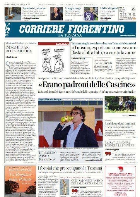 Corriere Fiorentino sui viola: "Bomber a bocca asciutta"