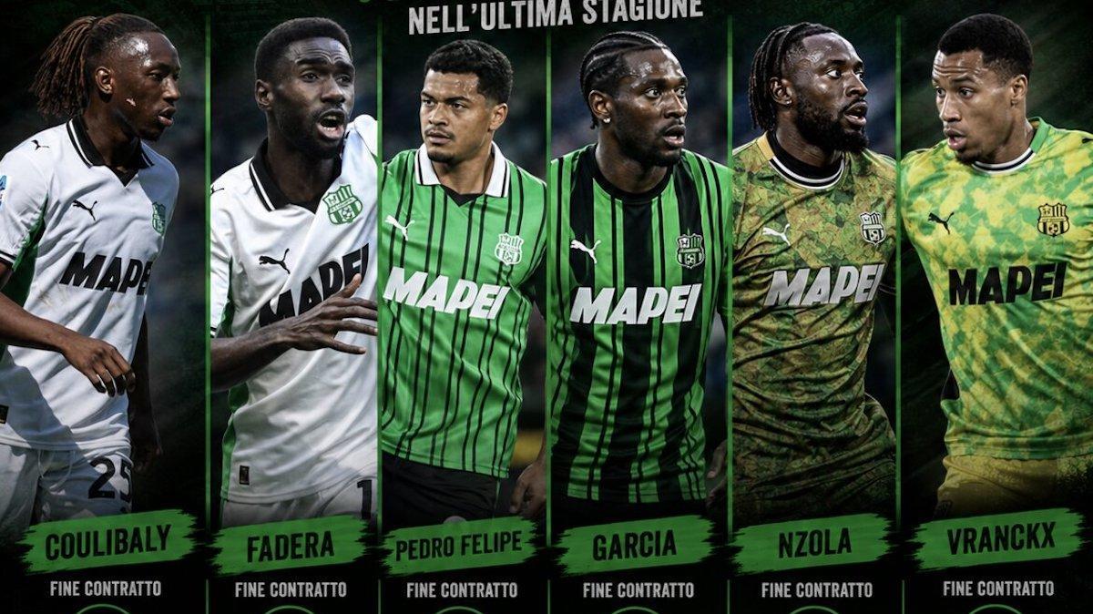 Sassuolo, tutto confermato: salutano Vranckx, Nzola, Ulisses Garcia, Pedro Felipe, Fadera e Coulibaly