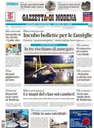 Gazzetta di Modena: "Sassuolo aggrappato all'Europa. De Zerbi: 'Vado via'"