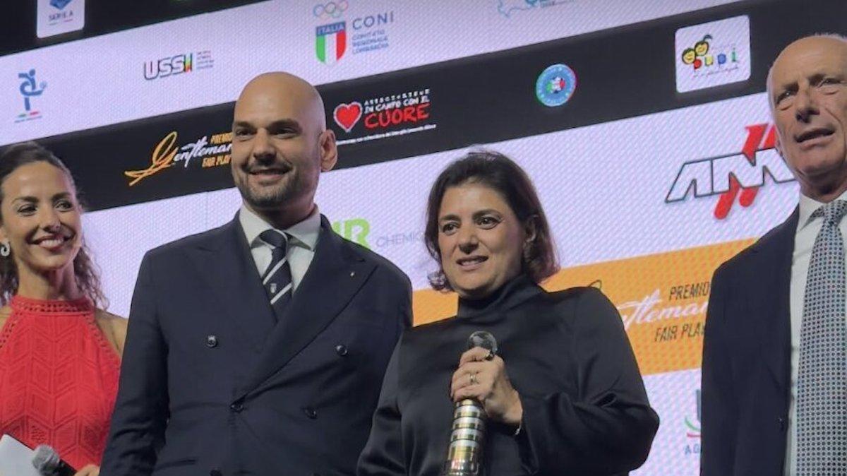 Premio Gentleman Fair Play, Veronica Squinzi premiata con lo speciale "Impresa per lo Sport"
