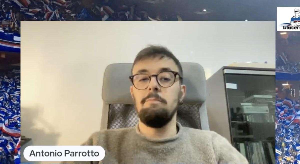 Antonio Parrotto a Blucerchiati: "Non mi fido della Samp. Sassuolo, mi aspetto una cosa"