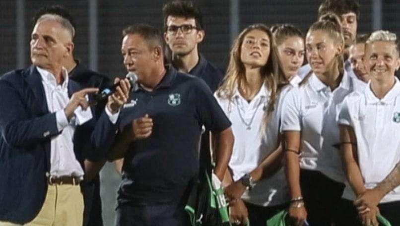 Piovani: "Sassuolo Femminile, niente promesse: il lavoro porterà i suoi frutti"