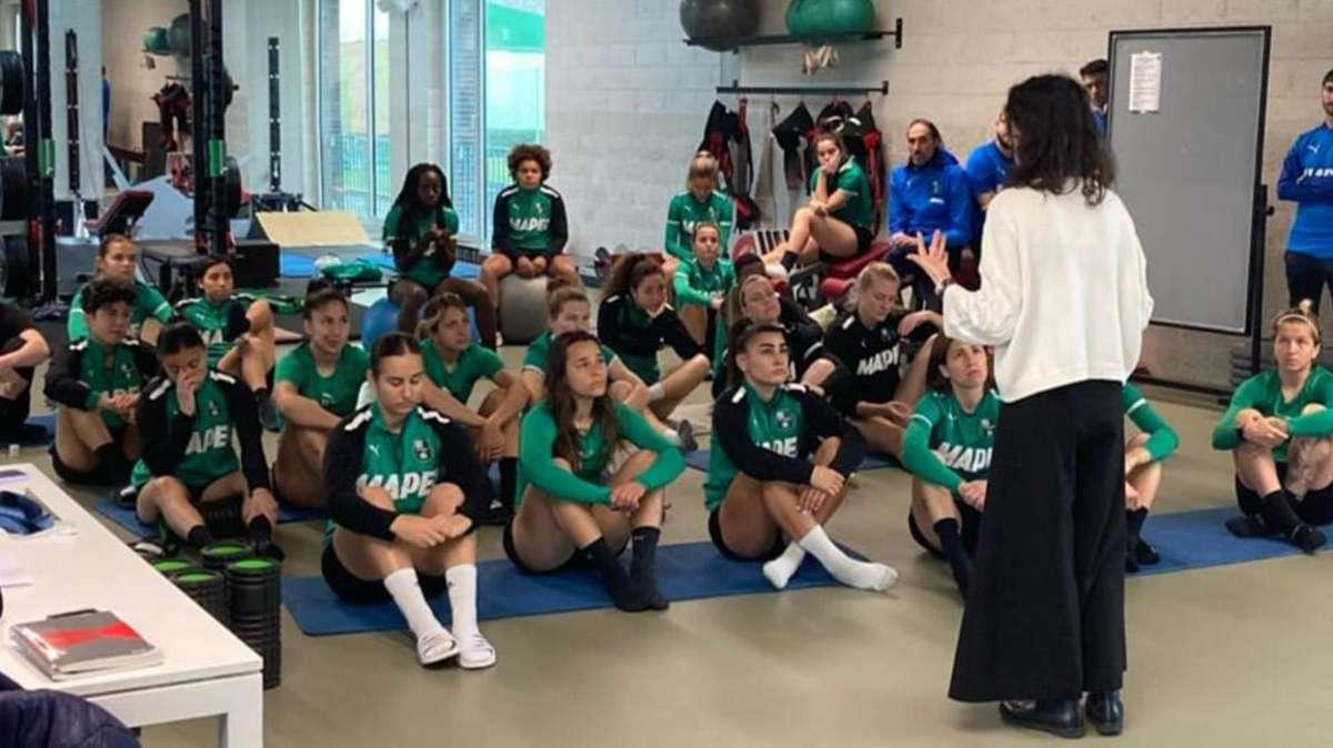 Sassuolo e ADMO ancora vicini: ieri momento di sensibilizzazione con la squadra femminile