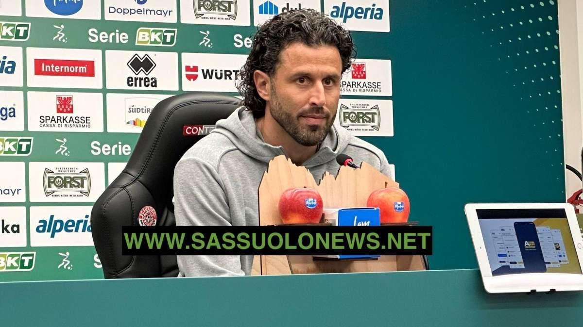 Conferenza Grosso post Frosinone Sassuolo: "Destino crudele. Vi svelo perché ho tolto Mulattieri"
