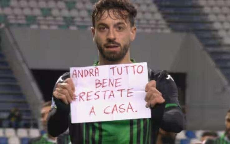 Caputo: "Un messaggio, e nacque il cartello anti-Covid. A Sassuolo stagione magica"