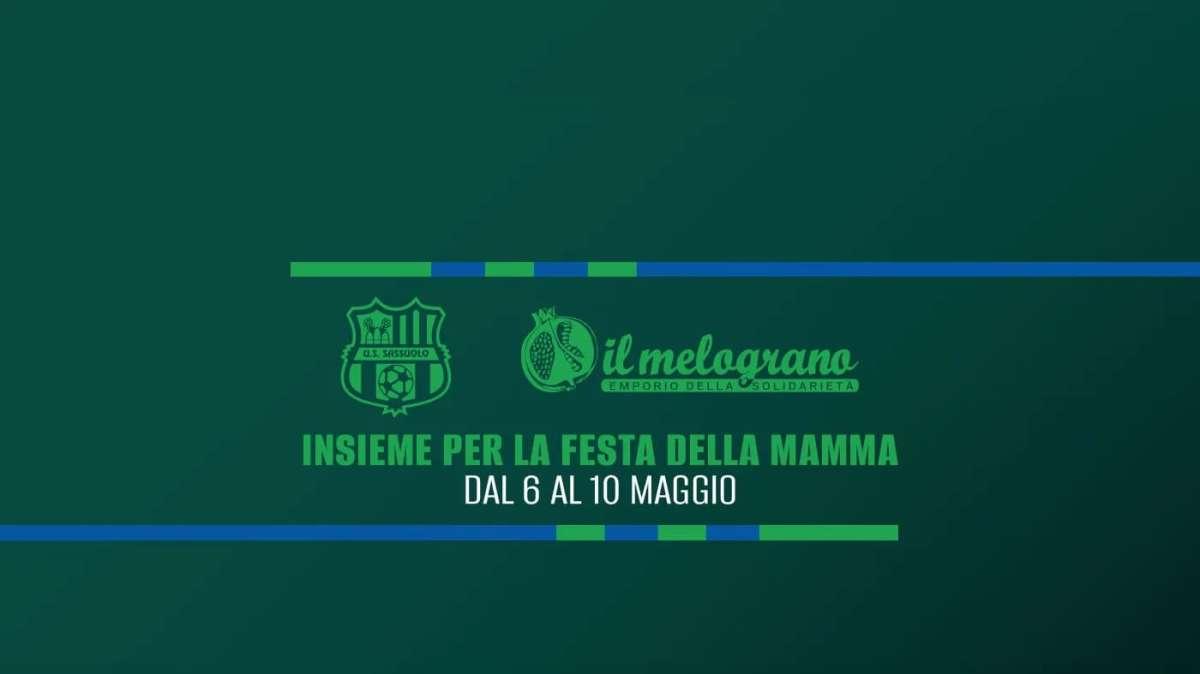 Festa della mamma: il Sassuolo al fianco dell'associazione Il Melograno