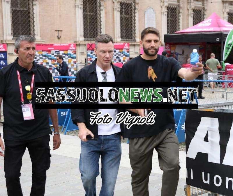 SN - Domenico Berardi a Modena per la partenza del Giro d'Italia - FOTO