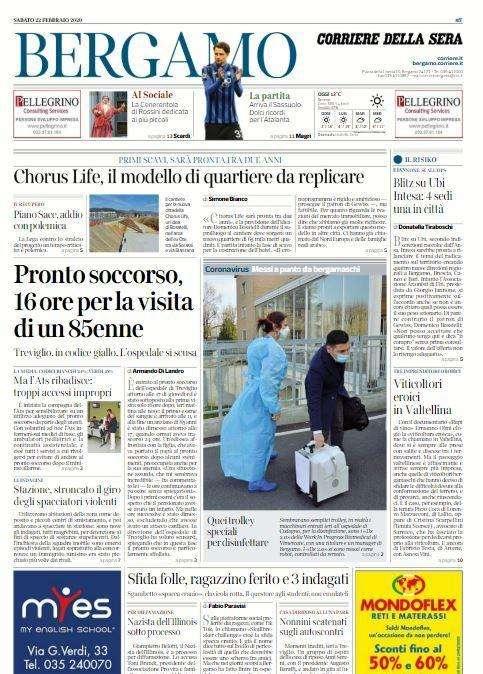 Corriere di Bergamo: "Arriva il Sassuolo. Dolci ricordi per l'Atalanta"