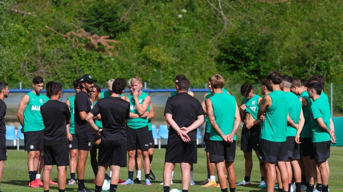 Il Sassuolo oggi in piazza a Fondo per una festa con i tifosi in Trentino