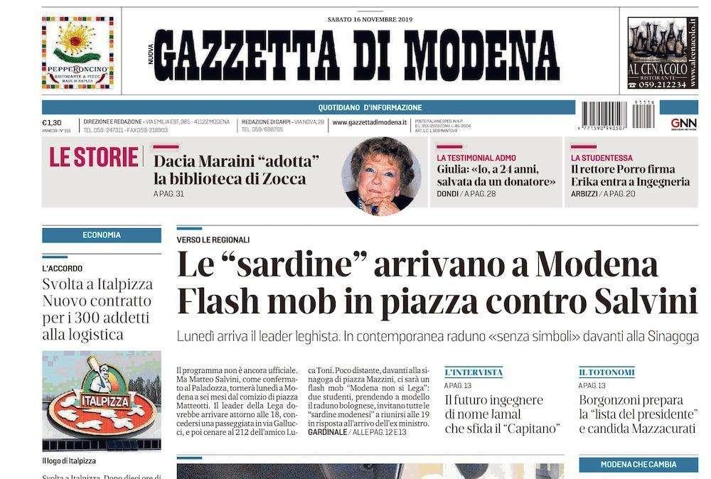 Gazzetta di Modena: "Sassuolo, Romagna ha convinto anche De Zerbi"