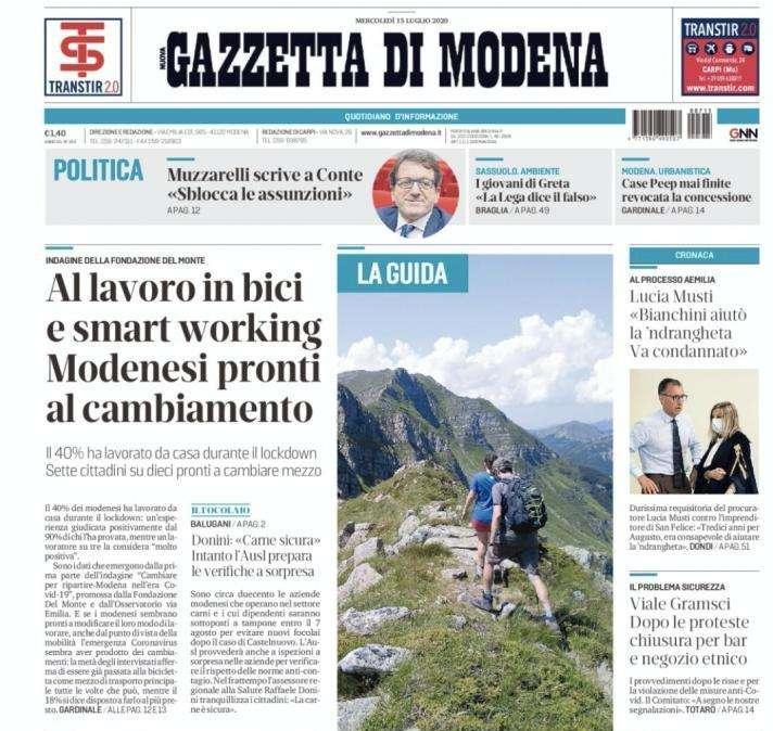 Gazzetta di Modena: "Sassuolo-Juve, notte da scintille. De Zerbi: 'Serve gara perfetta'"