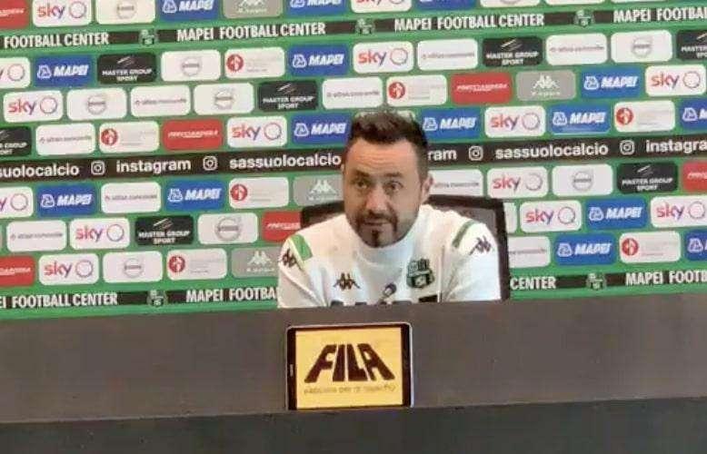 De Zerbi Sassuolo SPAL conferenza stampa: "Settimana difficile, reagiamo" LIVE