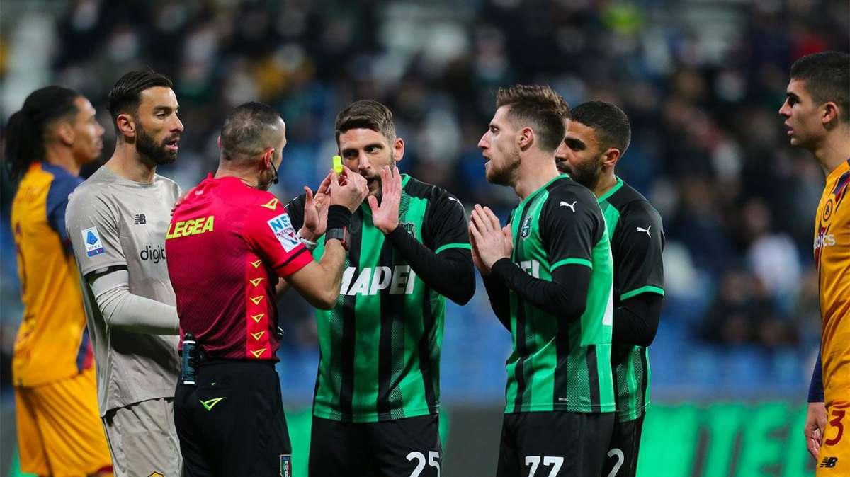 Serie A, cartellini gialli ed espulsioni: il comportamento del Sassuolo