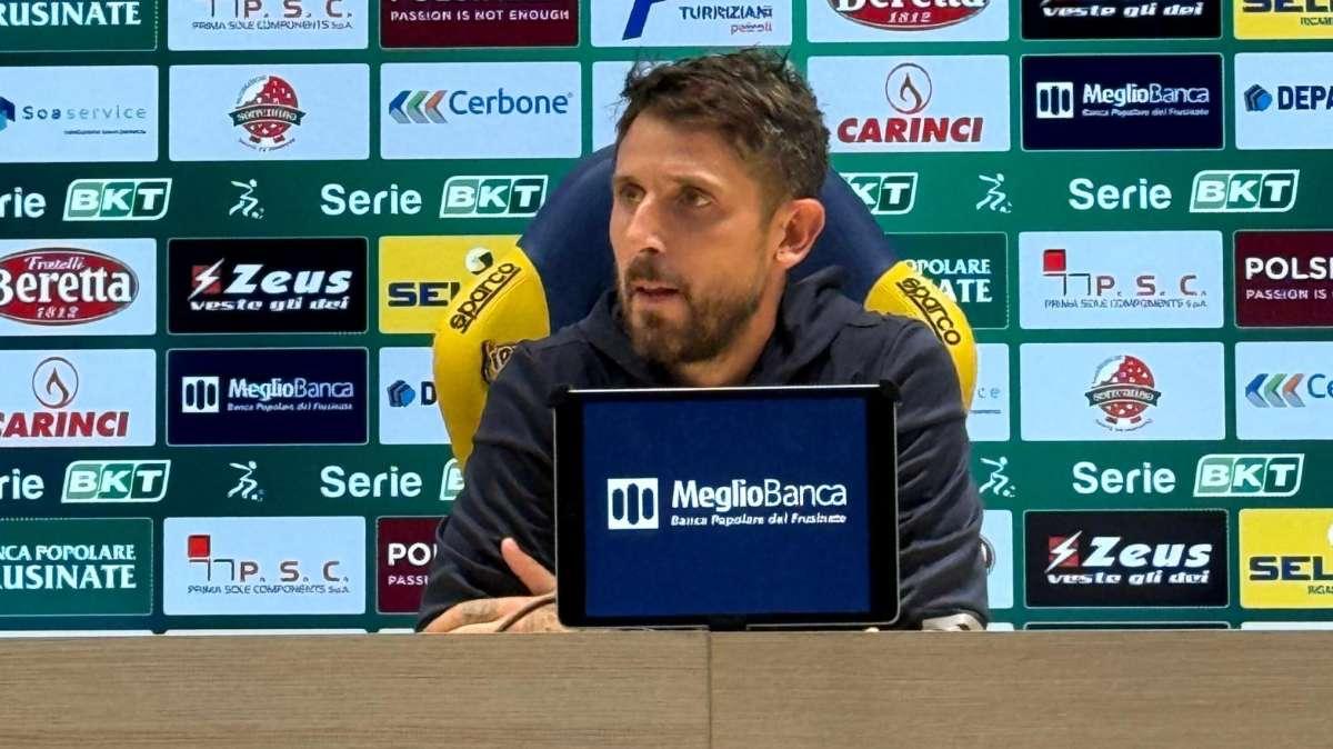 Frosinone, Greco pre-Sassuolo: "A loro riesce tutto e ci sono superiori ma anche noi abbiamo da perdere"