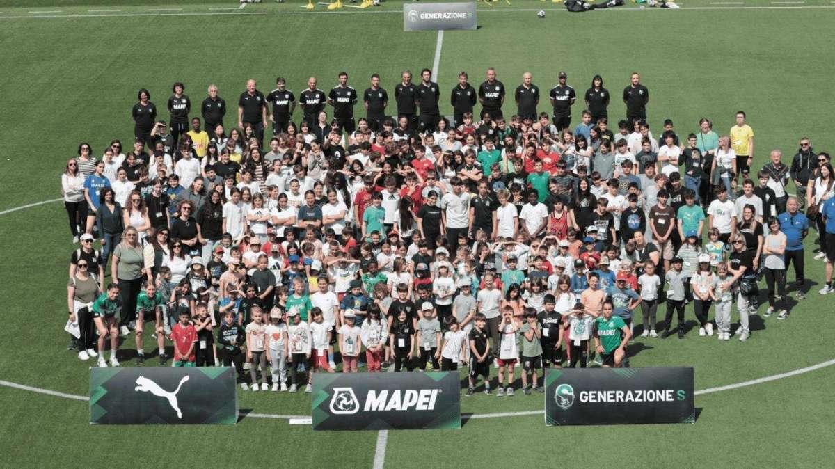 Generazione S Sassuolo: oltre 600 bambini alla prima festa al Mapei Football Center