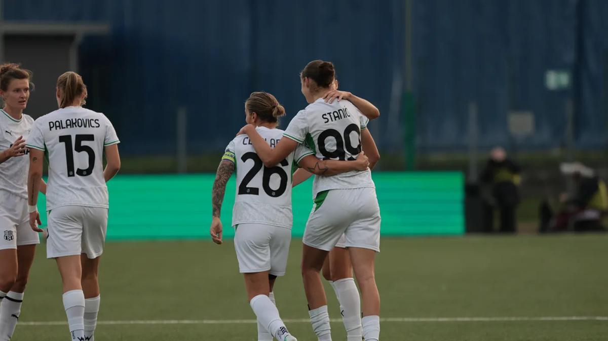 Como 1907-Sassuolo Femminile 2-2: gli highlights, neroverdi raggiunte al 93' su rigore