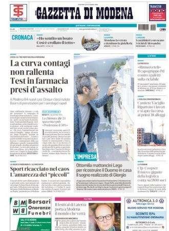 Gazzetta di Modena: "Sassuolo, mai una partenza così veloce. Attacco da Europa"