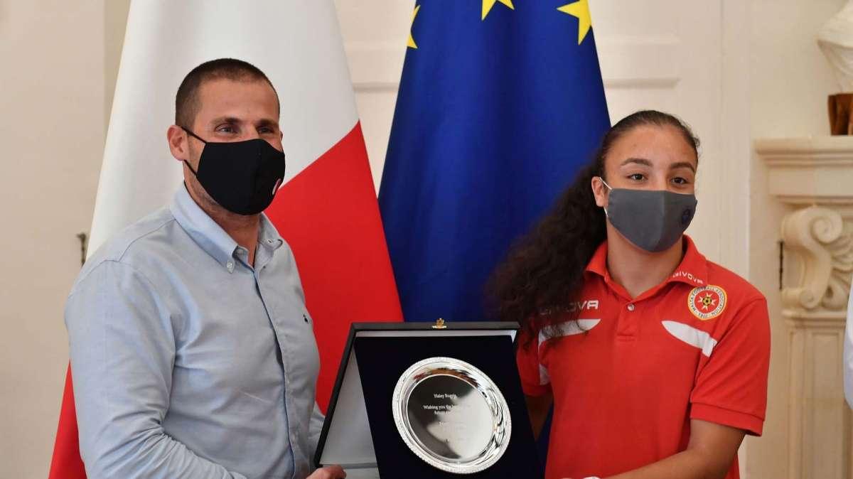 Sassuolo Femminile, Haley Bugeja premiata a Malta, ospite dal primo ministro