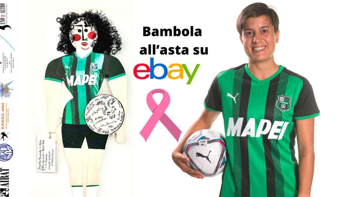 Sassuolo Femminile, al via l'asta benefica "Una bambola dal grande cuore"