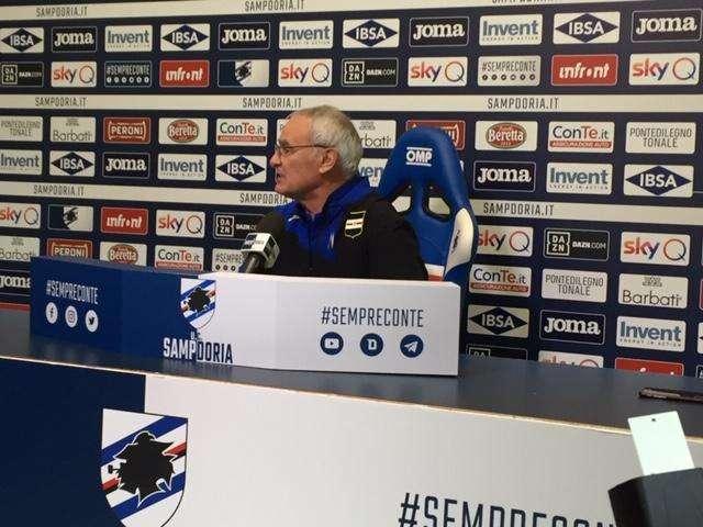Ranieri: "Il Sassuolo sa quello che vuole e lo fa a memoria"