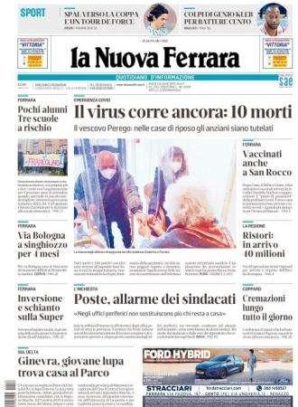 La Nuova Ferrara: "SPAL verso il Sassuolo e un tour de force"
