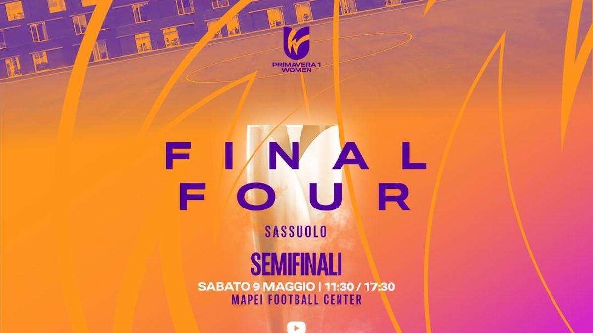 Final Four Primavera 1 Femminile a Sassuolo: squadre, accoppiamenti e date