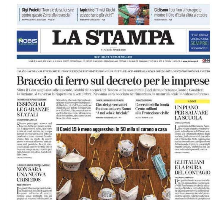 La Stampa: "Stagione da finire". Ma il Belgio fa subito infuriare la UEFA"