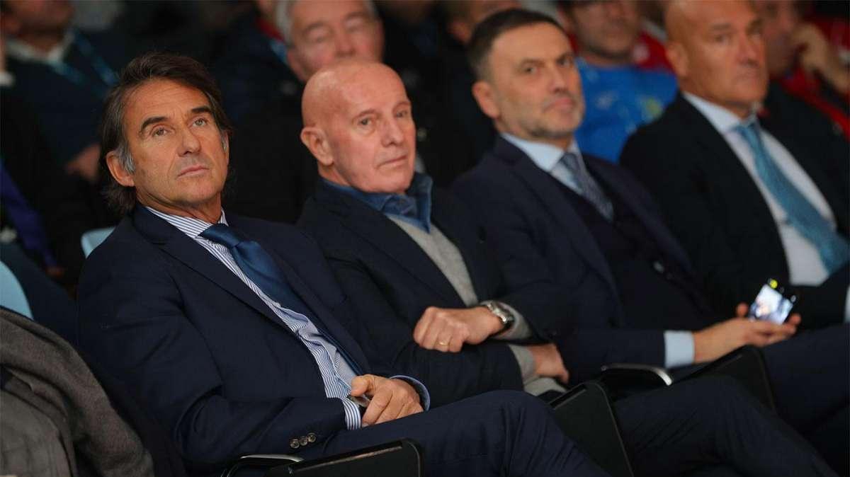 SN - Sassuolo, riunione post-Lecce al Mapei Stadium con Carnevali, Rossi e Fabris