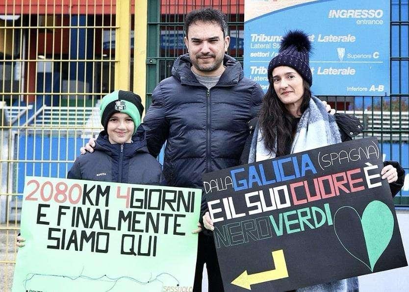 Dalla Spagna al Mapei Stadium per il Sassuolo: l'amore neroverde non ha confini