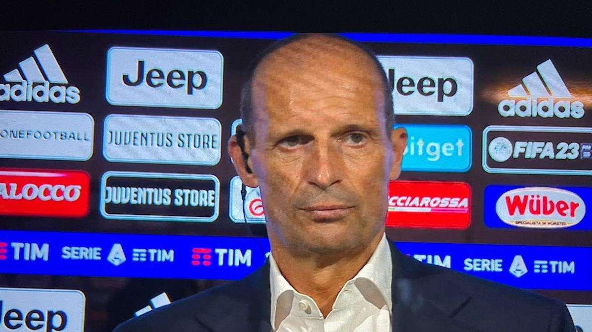 Allegri: "Prima del cooling break il gioco era nelle mani del Sassuolo"