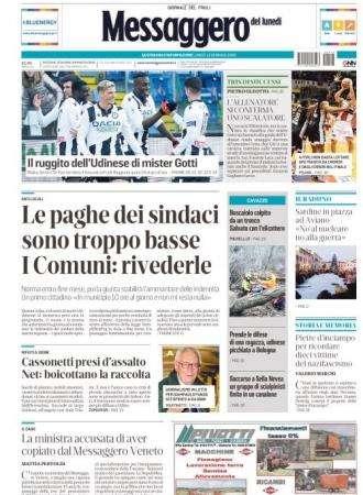 Messaggero Veneto: "Il ruggito dell'Udinese di Gotti contro il Sassuolo"