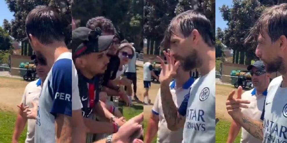 VIDEO - Acerbi contro un tifoso del PSG: "Sono matto, ti sfondo di botte"