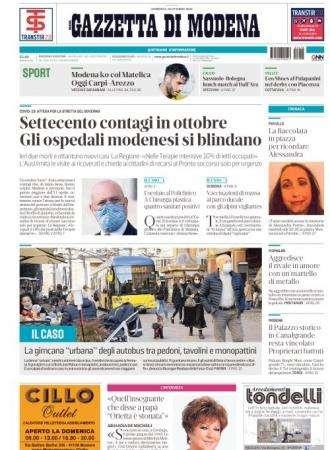 Gazzetta di Modena: "Tanti indisponibili, possibile cambio modulo"