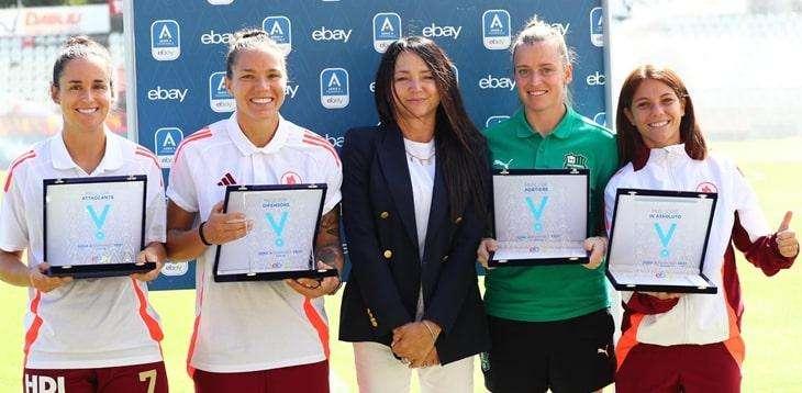 Solene Durand premiata prima di Roma-Sassuolo Femminile: il motivo