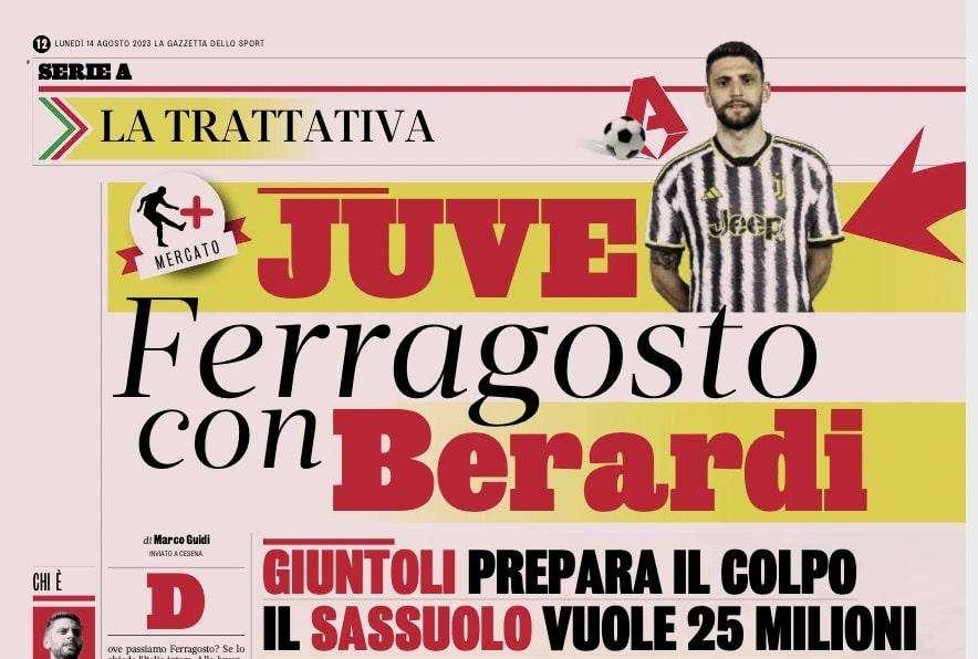 Berardi Juve: non solo Soulé, anche Iling Jr opzione per il Sassuolo