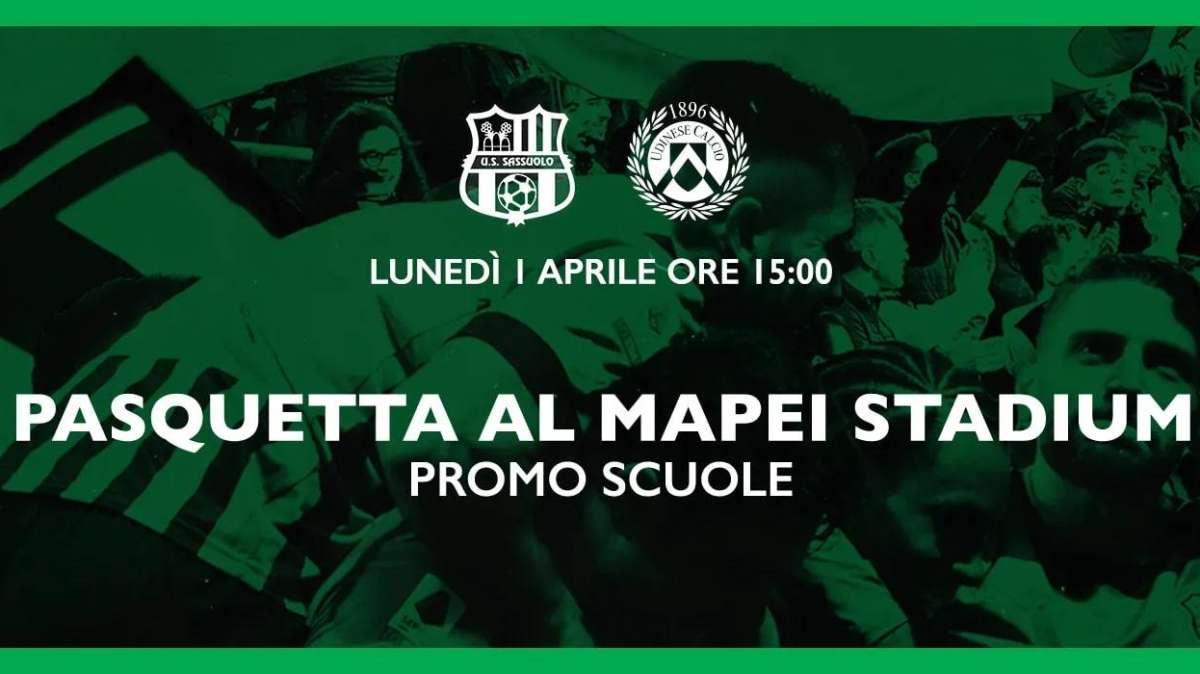 Sassuolo Udinese biglietti: attiva la promo scuole, come funziona