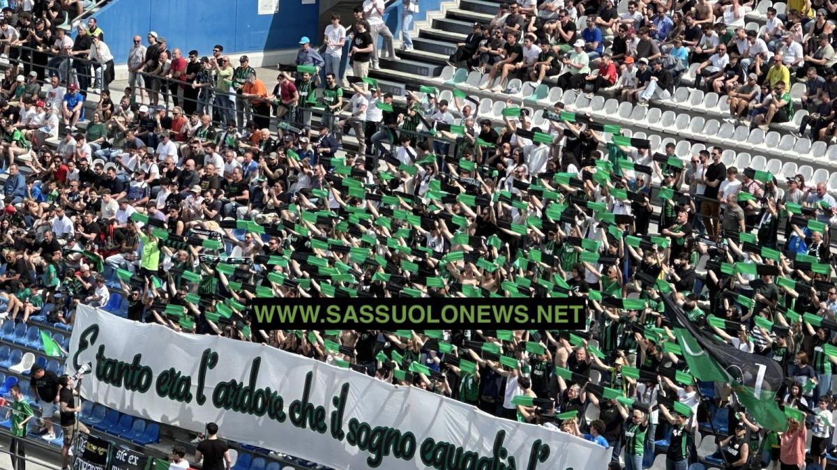 Sassuolo-Frosinone, protesta dei Sic Ex Mvrice Gemmæ: "Le 15 orario indecente"