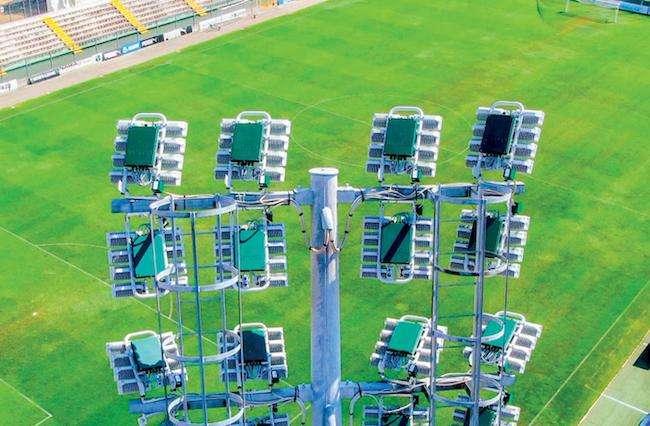 Stadio Ricci Sassuolo, nuovo impianto di luci a led: gli interventi di Corus