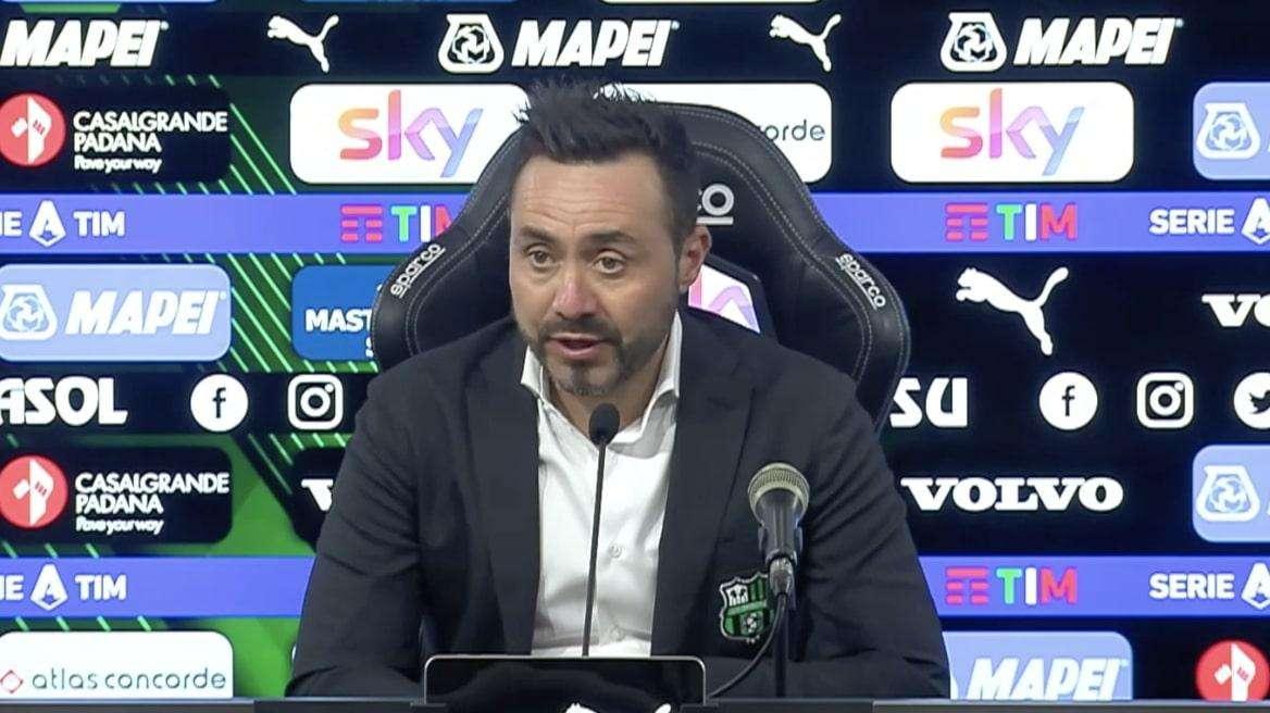 Conferenza De Zerbi: "Assenze ci hanno aiutato. Vi spiego Raspadori capitano"
