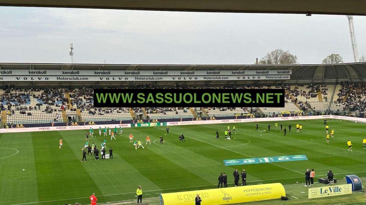 Modena Sassuolo 1-3 FINALE: derby neroverde, la Serie A è a un passo