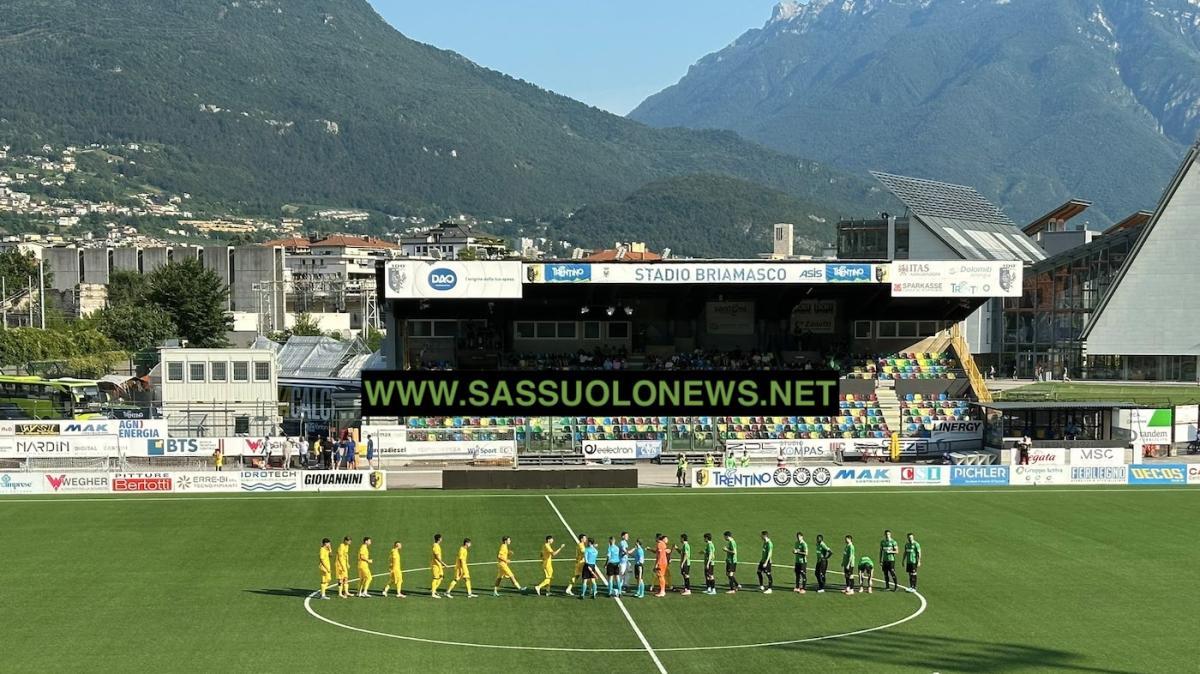 Triangolare amichevole Sassuolo-Trento LIVE 0-2: cronaca, tabellino e diretta