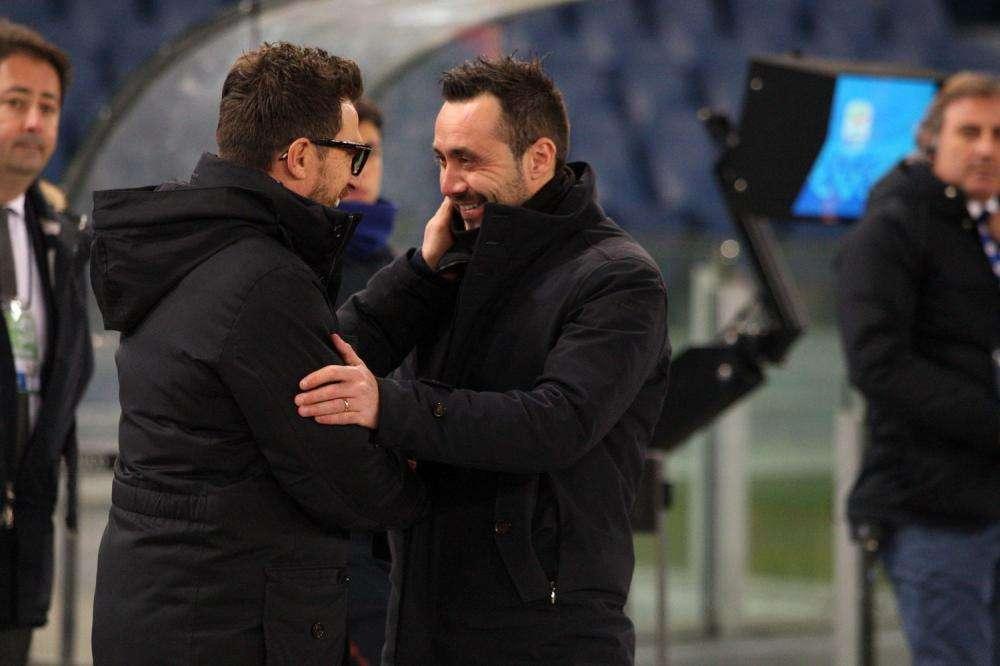 Di Francesco: "Il Sassuolo è stato fermato sul più bello. Apprezzo De Zerbi"