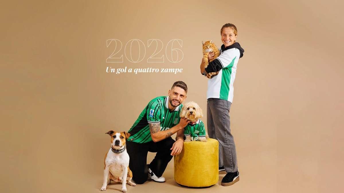 Sassuolo, in vendita il calendario del progetto "Un gol a 4 zampe"