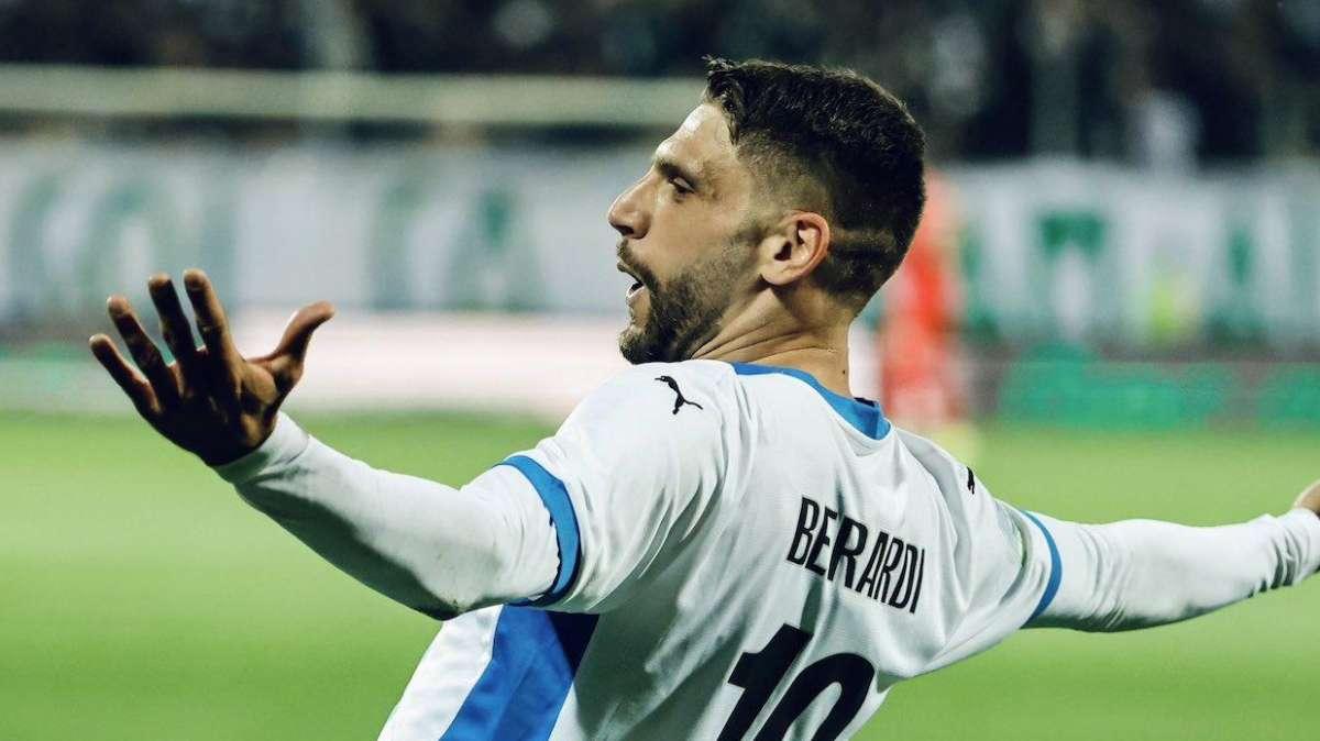 Il Sassuolo esalta Berardi: "Non è sempre domenica, ma è sempre Domenico"
