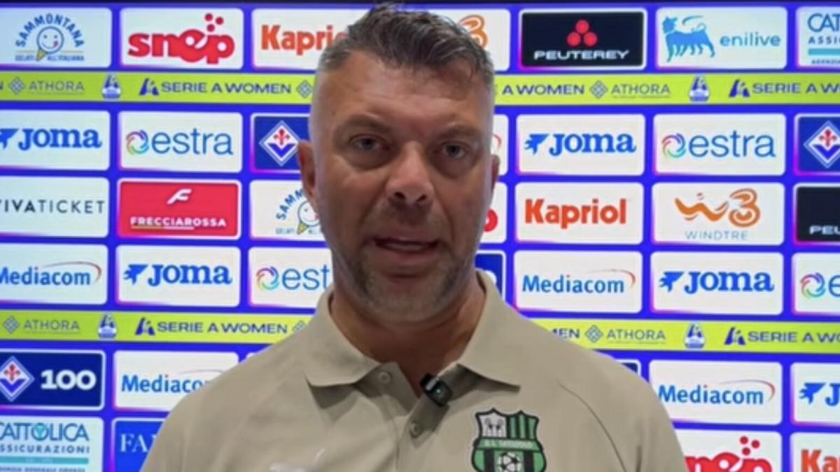 Sassuolo Femminile, Colantuono dopo il ko con la Fiorentina: "Primo tempo in grande difficoltà"